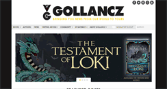 Desktop Screenshot of gollancz.co.uk
